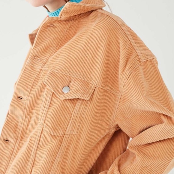 BDG Corduroy Ribbed Trucker Jacket - Picture 2 of 4